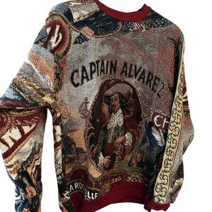 Sugar Street Weavers Tapestry Pullover  XL